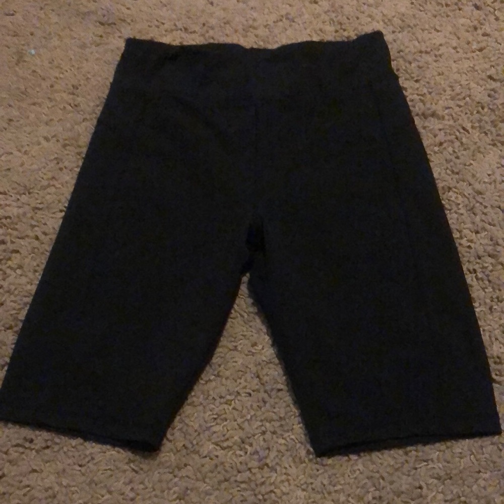 Black biker shorts